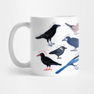 Crow Family of Britain Mug